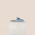 Load image into Gallery viewer, Alba Strap Denim Leather Slide
