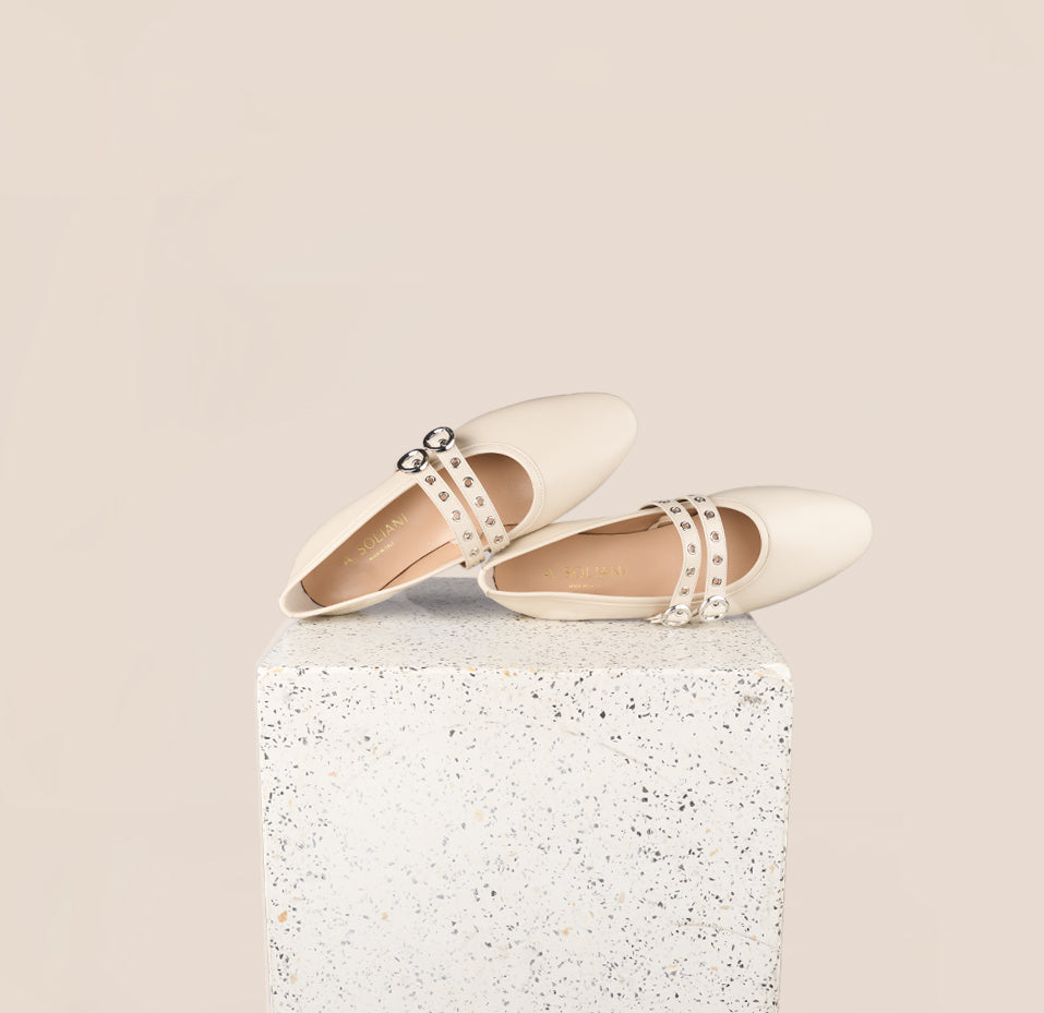 Ivory orders ballet flats