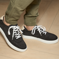 Load image into Gallery viewer, Palermo Black Suede Men Sneaker
