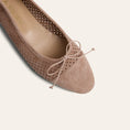 Load image into Gallery viewer, Como - Perforated Rose Wind Suede
