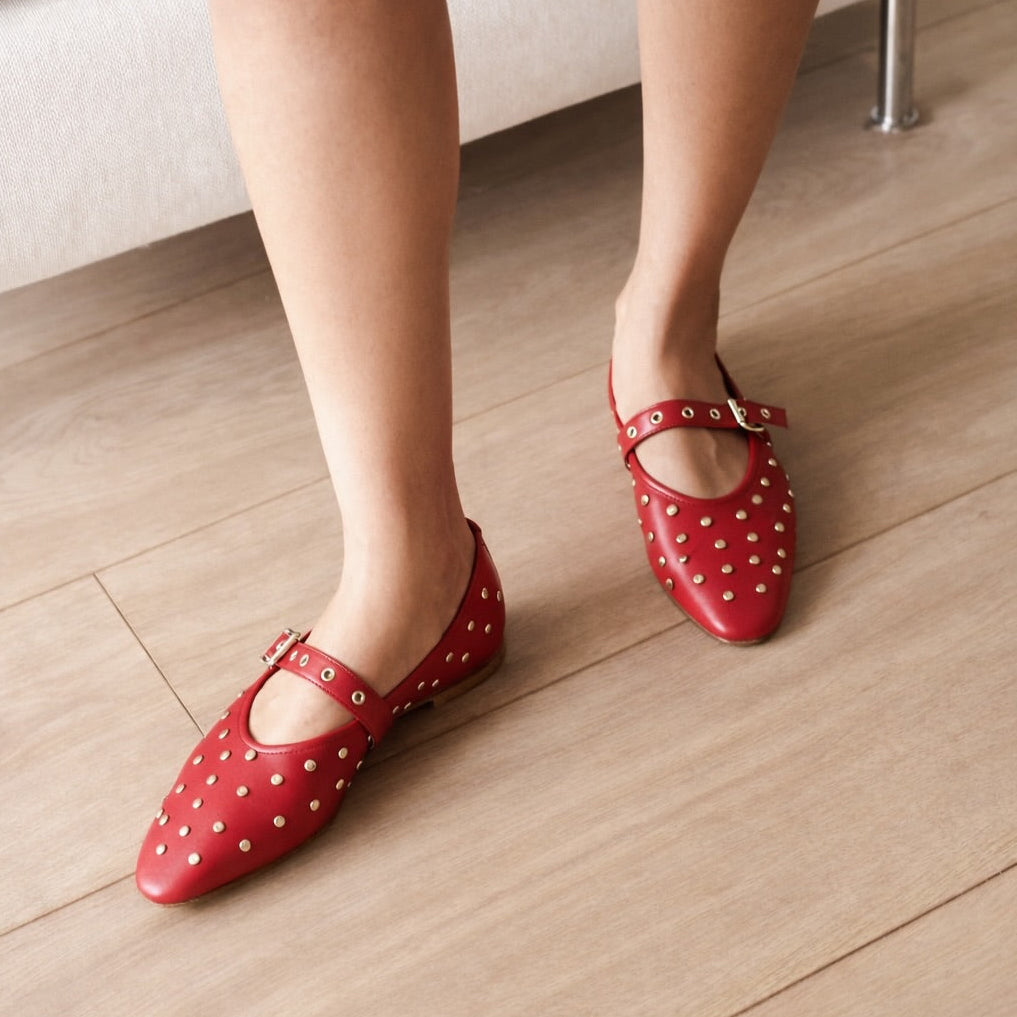 Como Buckle - Hibiscus Studs