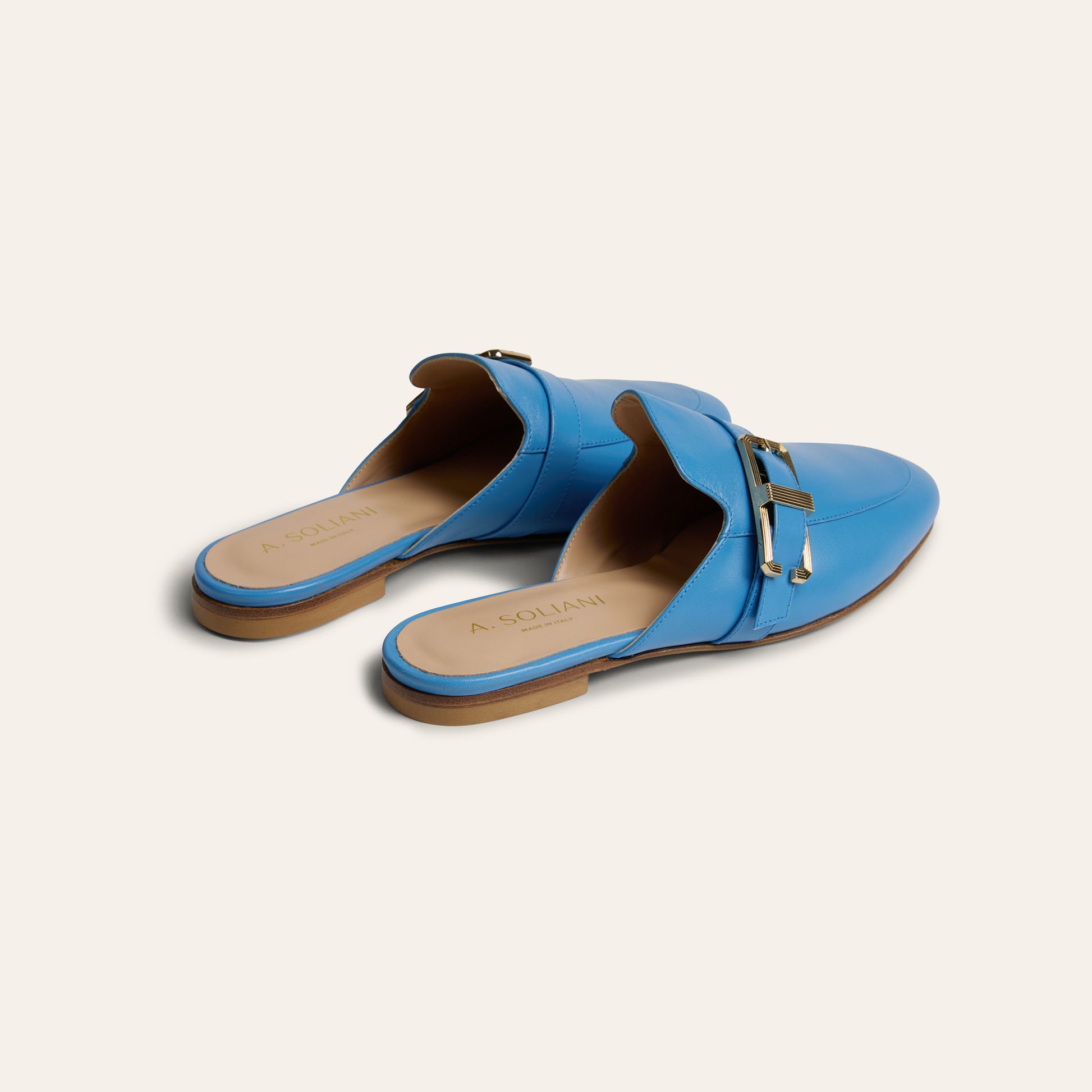 Alba Buckle - Bleu Faience