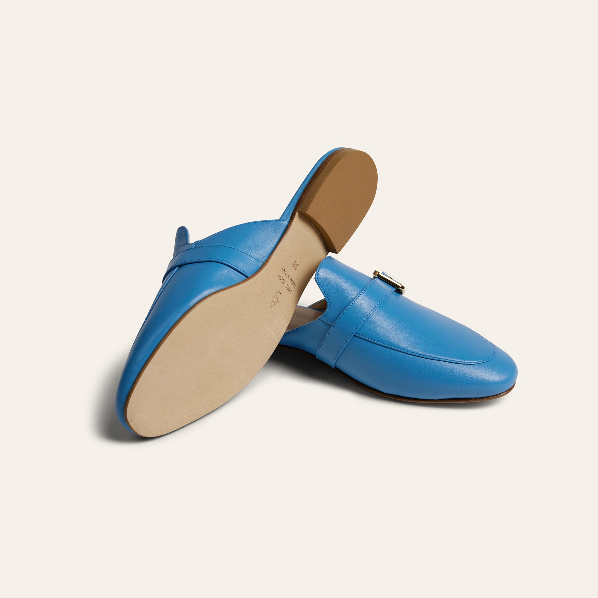 Alba Buckle - Bleu Faience