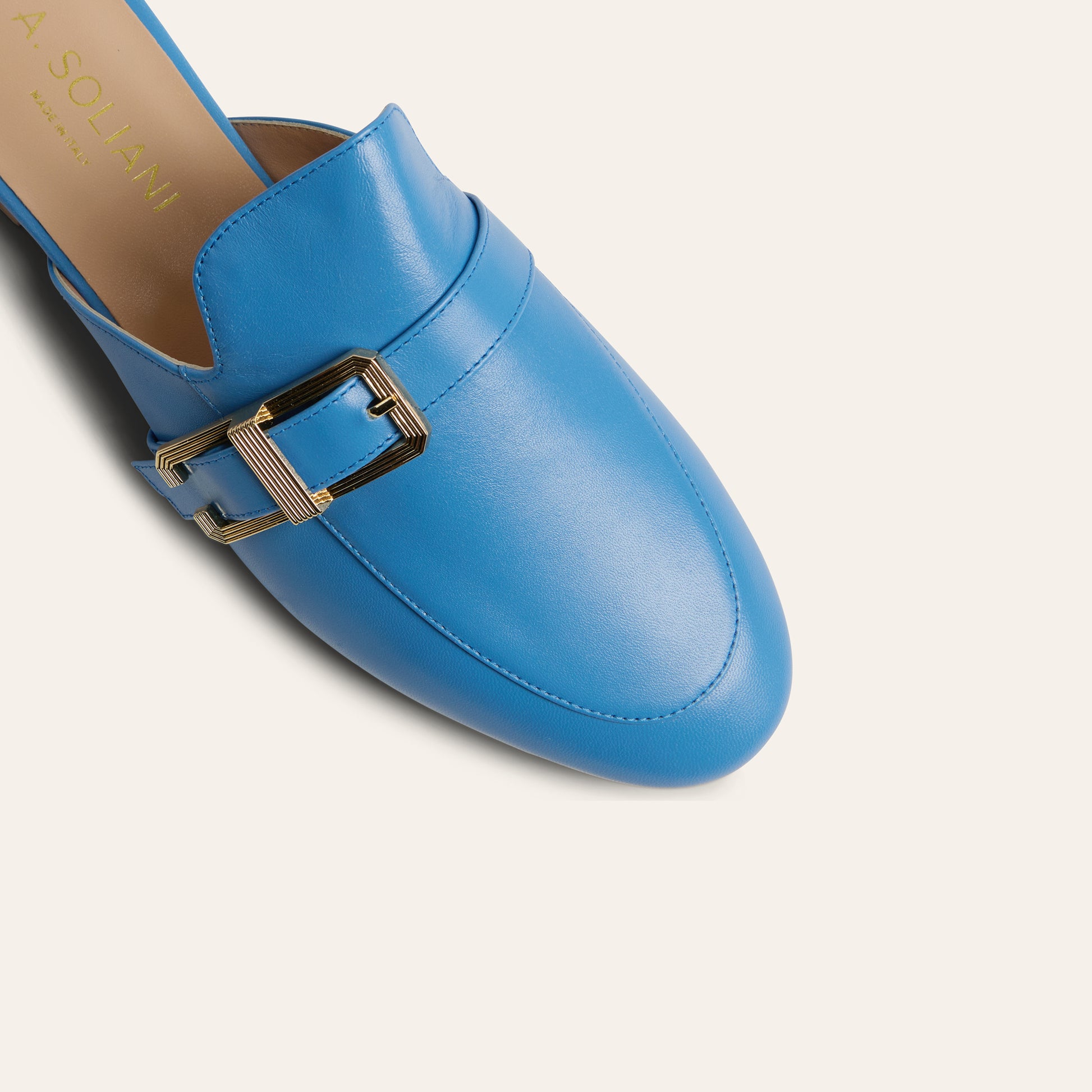 Alba Buckle - Bleu Faience