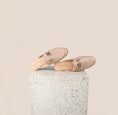Load image into Gallery viewer, Alba Chain Beige Nude Slides
