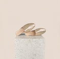 Load image into Gallery viewer, Alba Gold Lines Leather Flats
