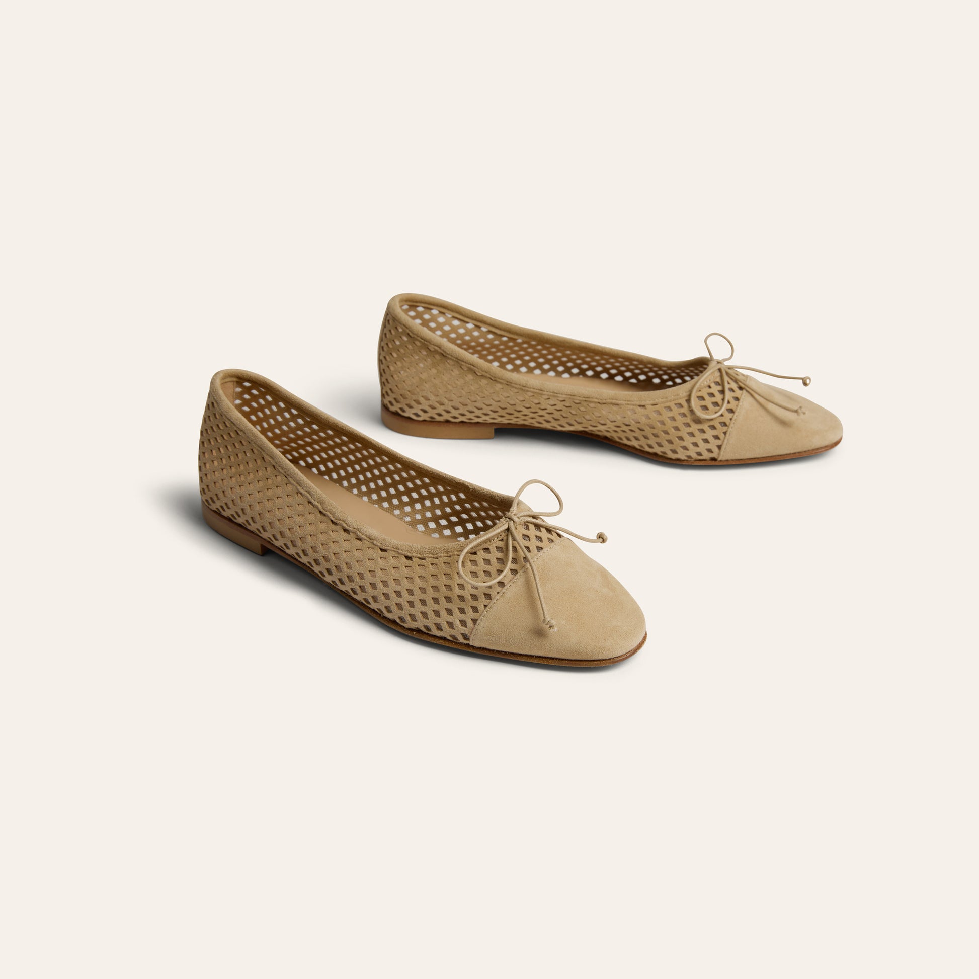 Como - Perforated Sand Suede