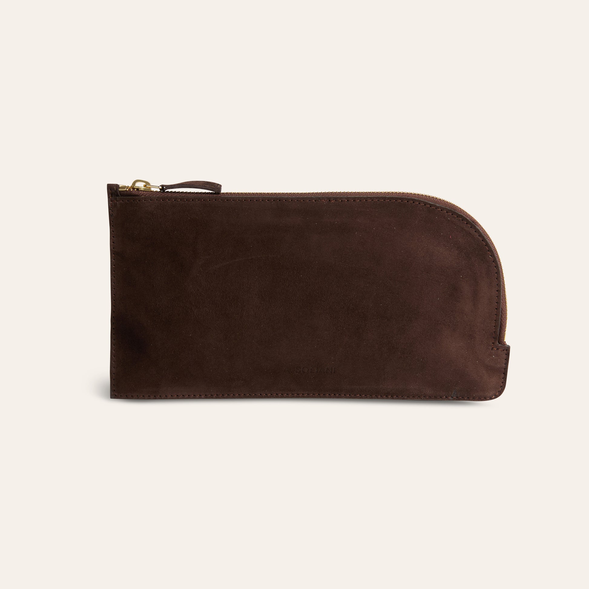 Crossover Bag - Chocolate Suede