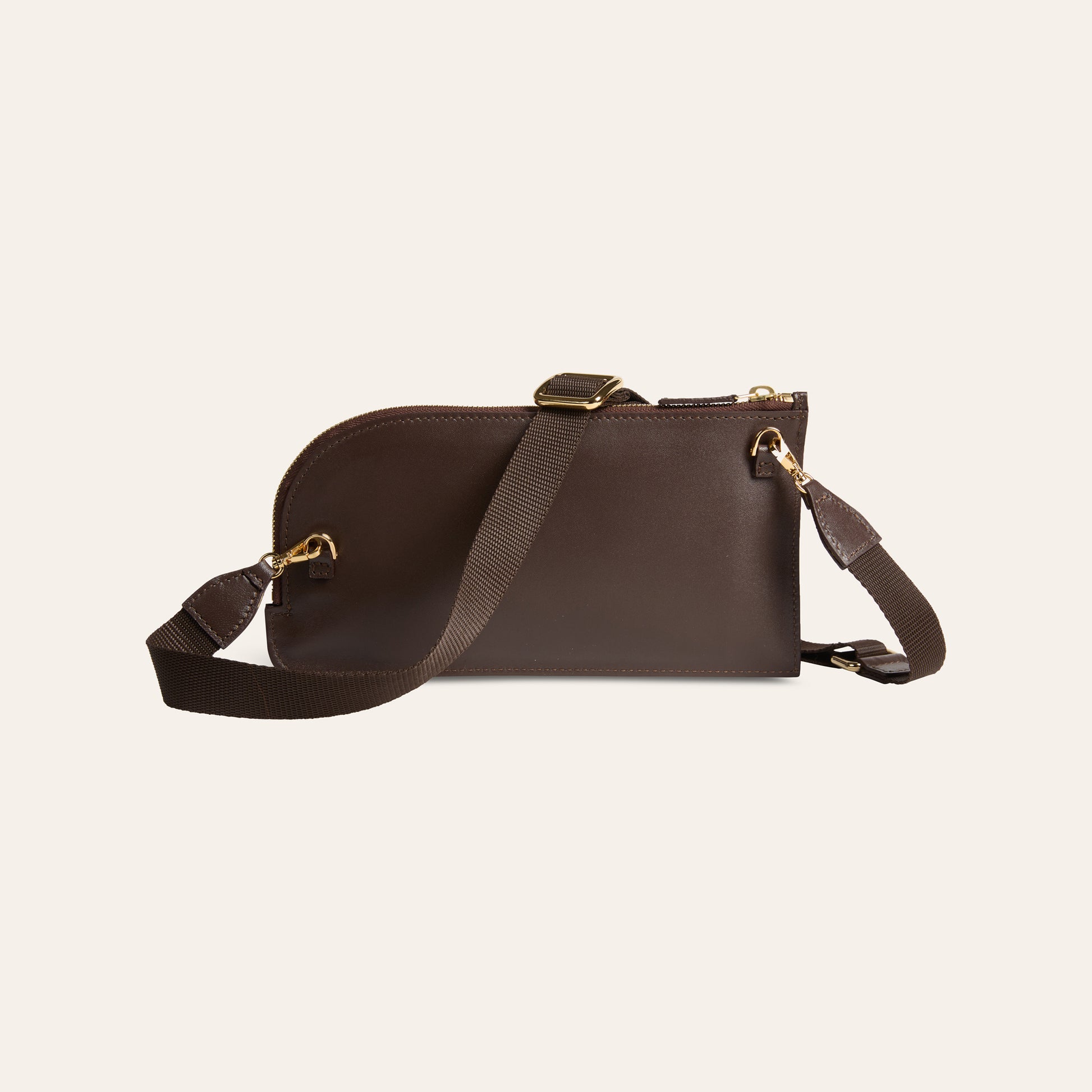 Crossover Bag - Chocolate leather