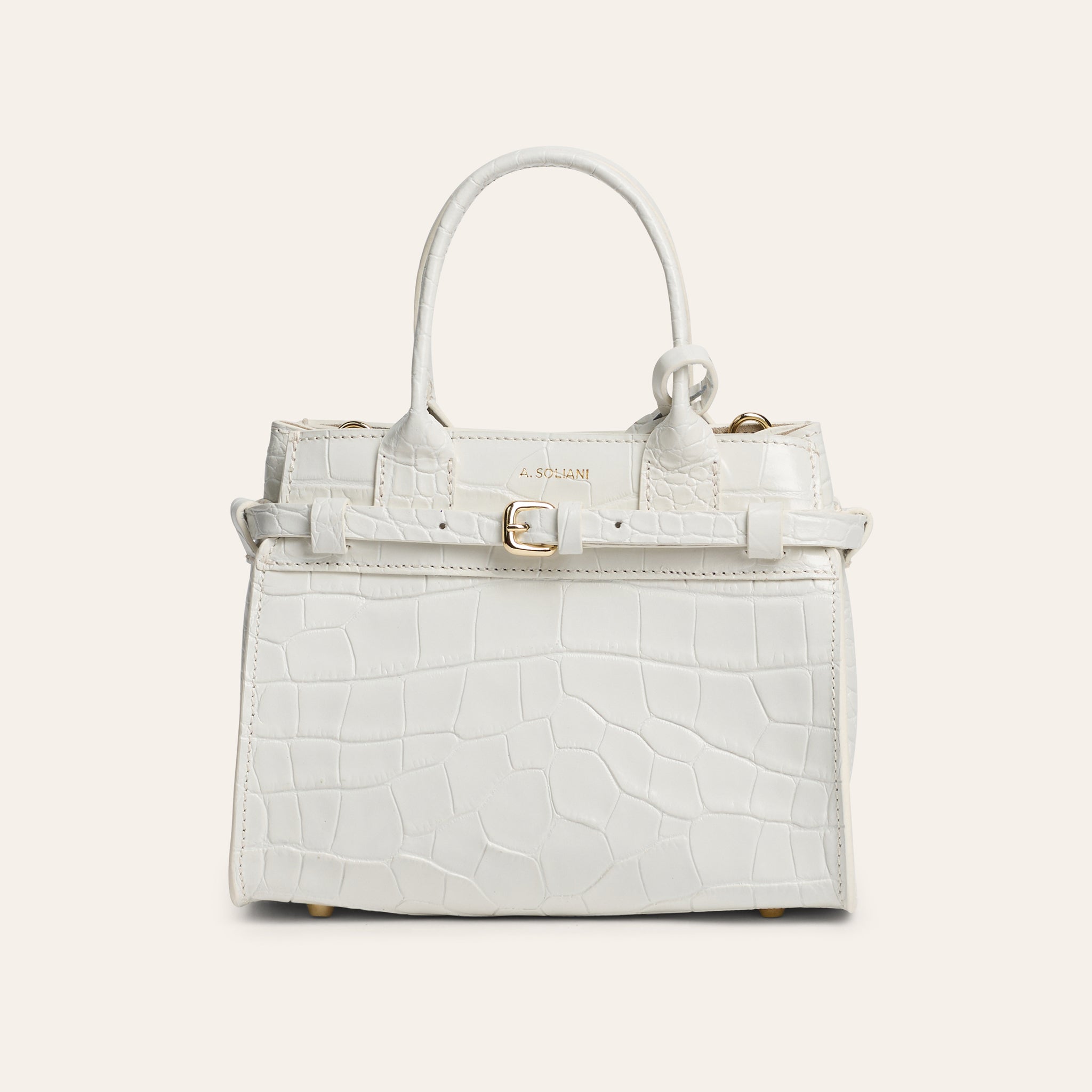 Mini Brera - Ivory Croc