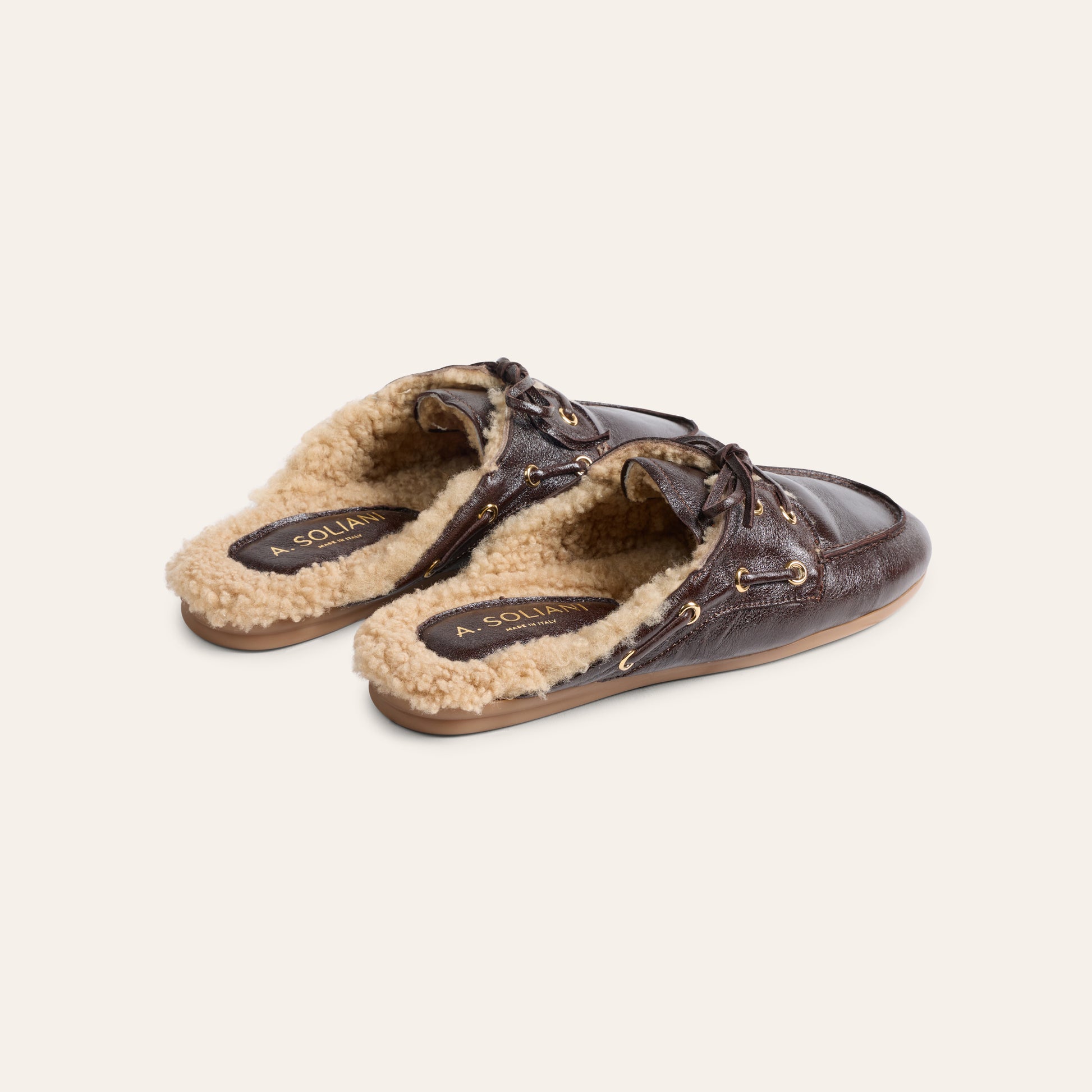 Barca Slide Shearling  - Chocolate Mist