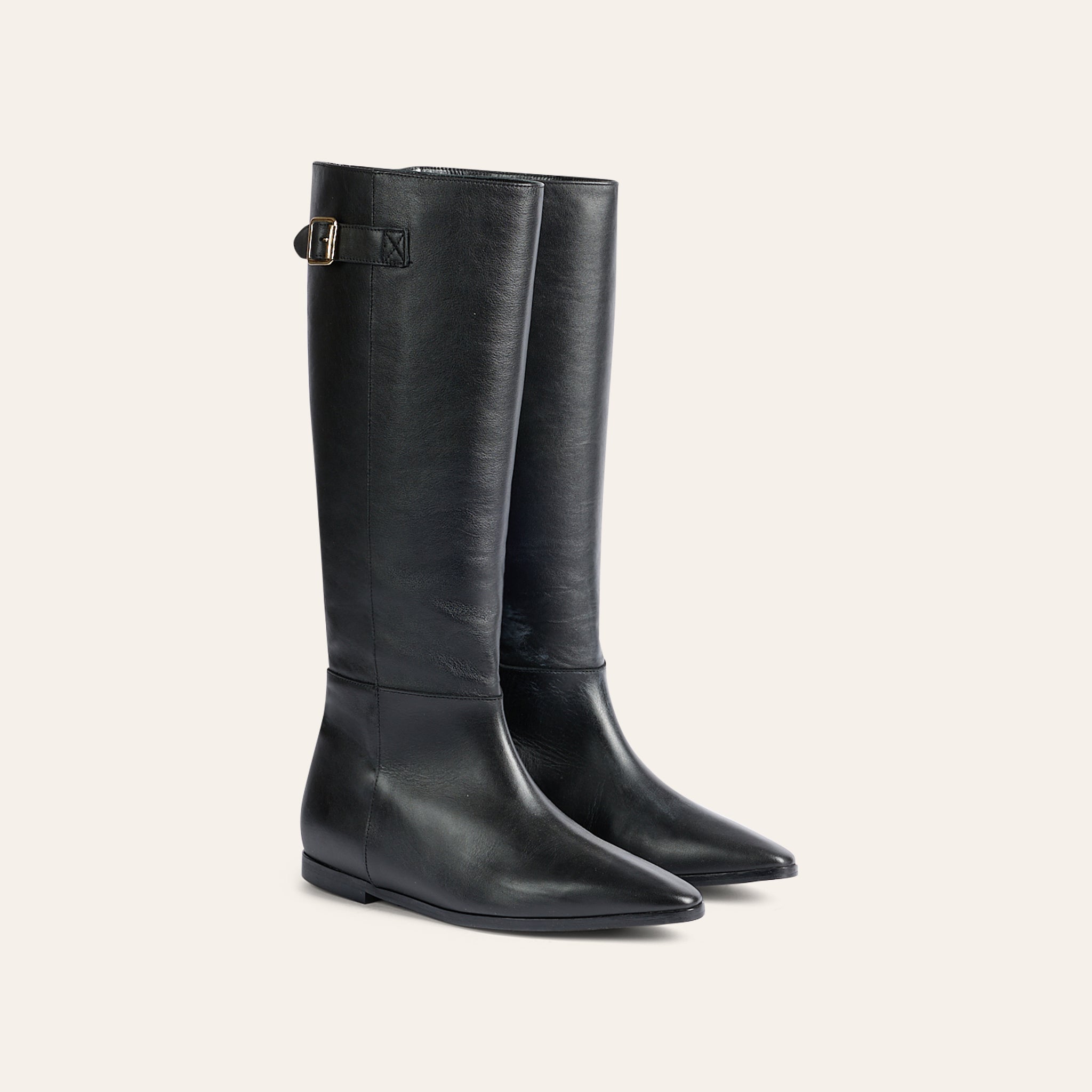 Bergamo - Black Leather