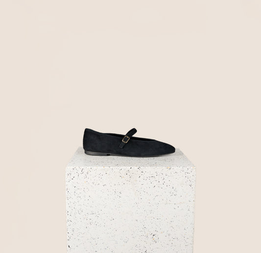 Bari Black Suede Side