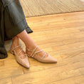 Load image into Gallery viewer, Olbia Light Pink Pointed Toe Flats
