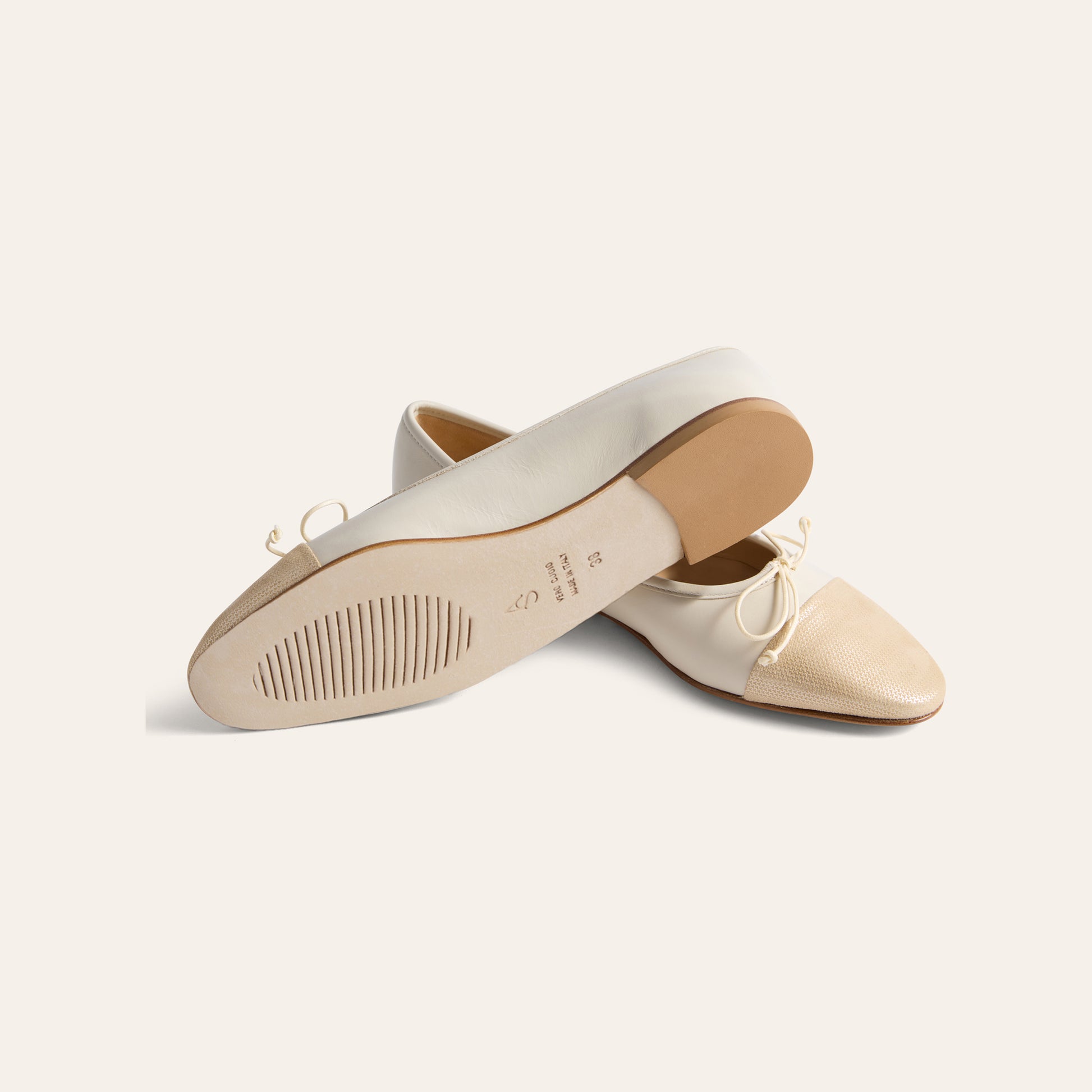 Como - Ivory/Gold Alike