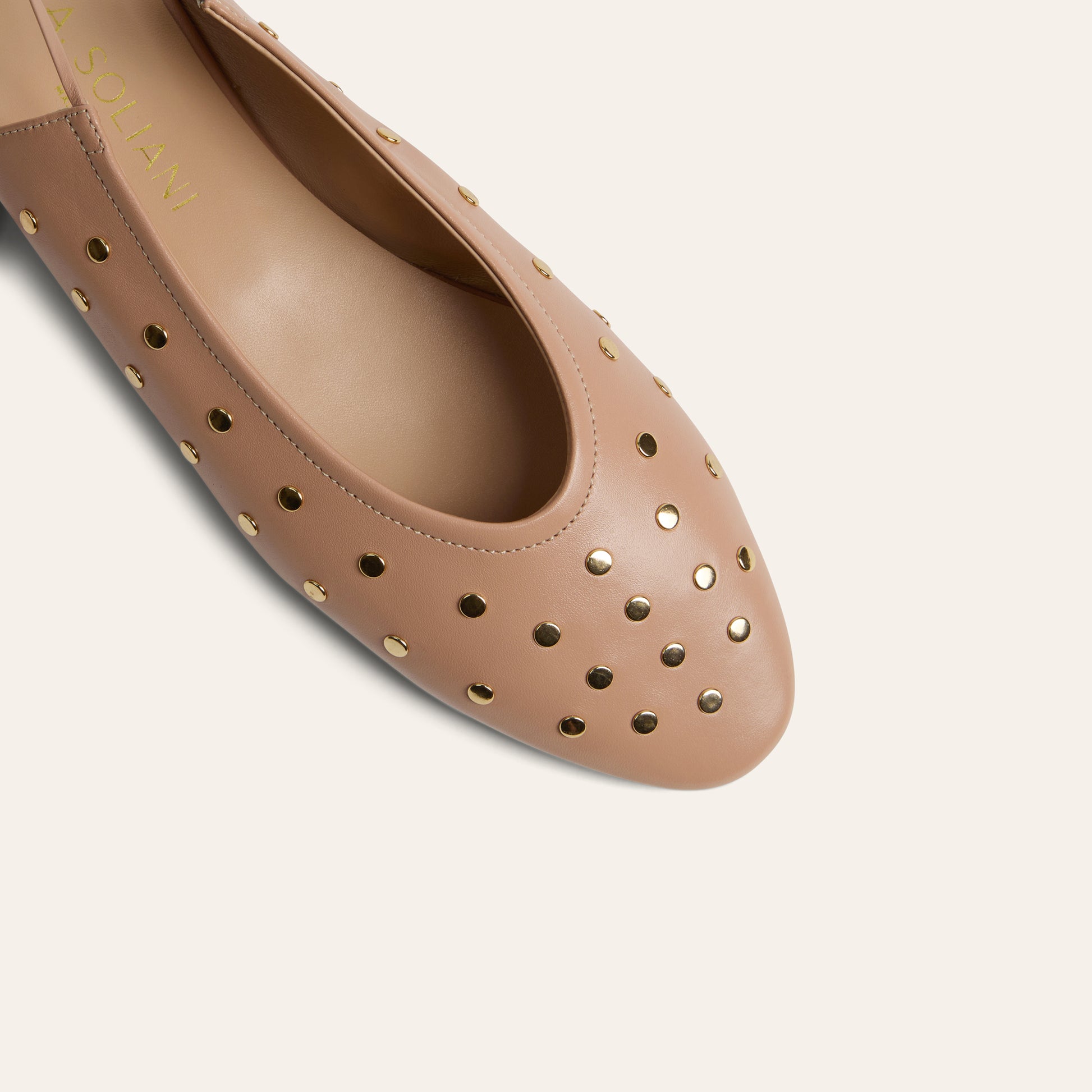 Como Ties Studs - Nude