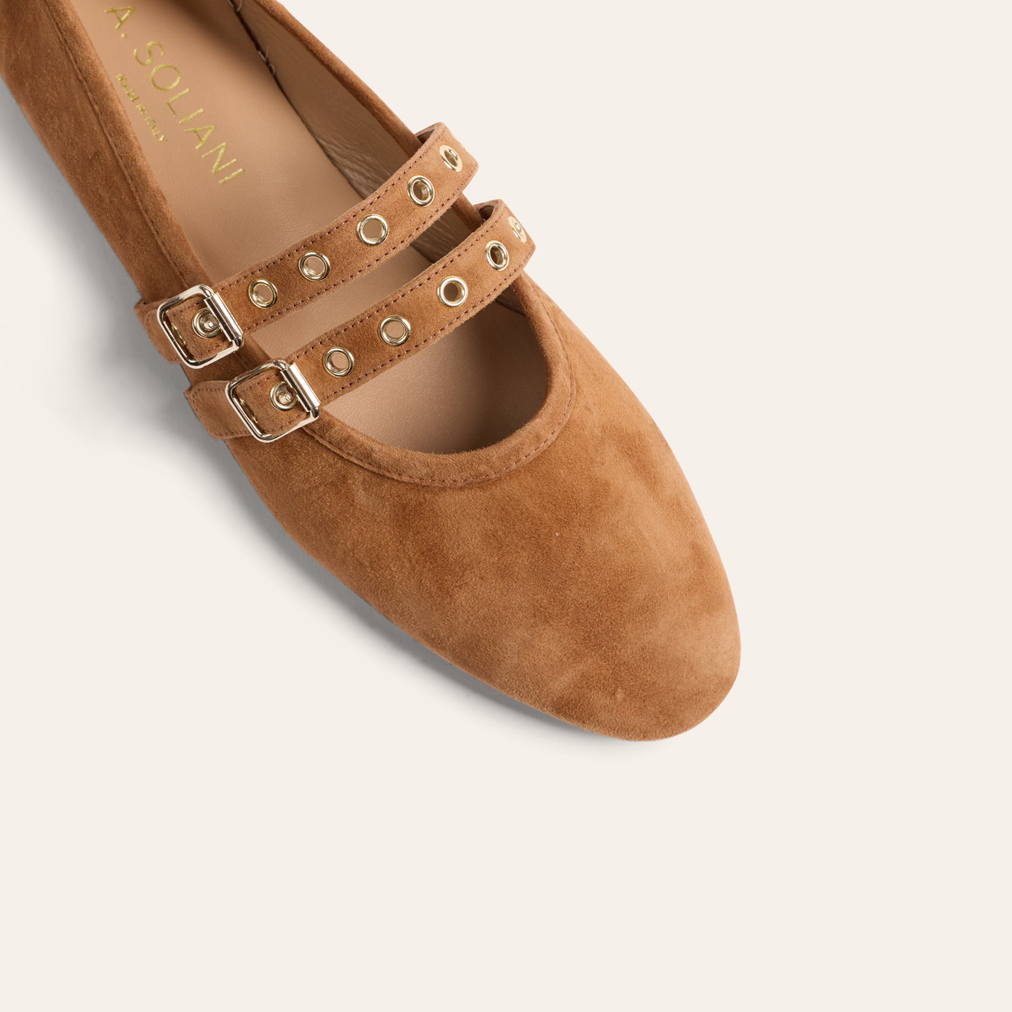Como 2 Buckle - Amaretto Suede