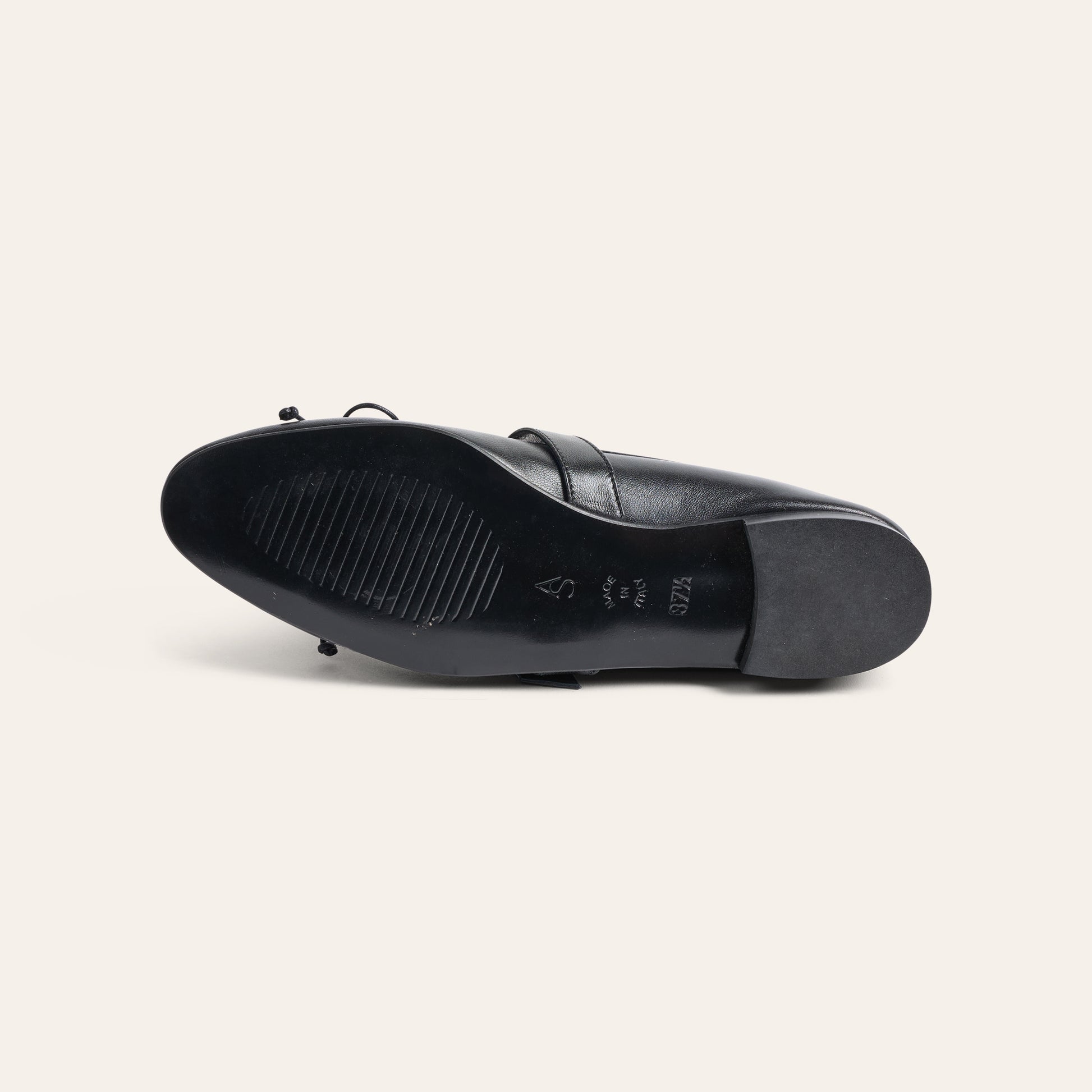 Como Buckle - Black Leather