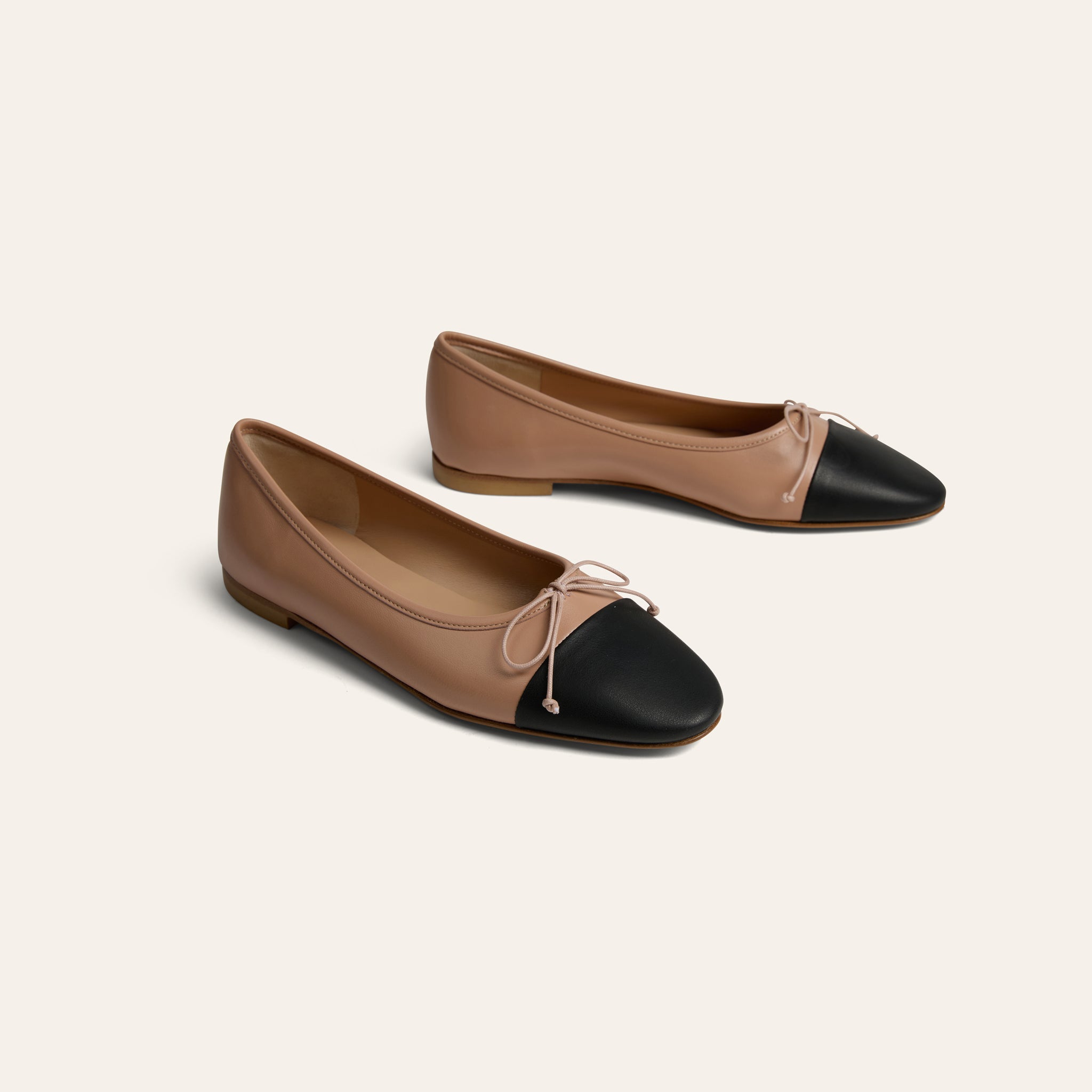Como Italian Leather Ballet Flats in Taupe | A. Soliani 41 / Taupe - Italian Leather Flats Como Italian Leather Ballet Flats in Taupe | A. Soliani 41 / Taupe - Italian Leather Flats