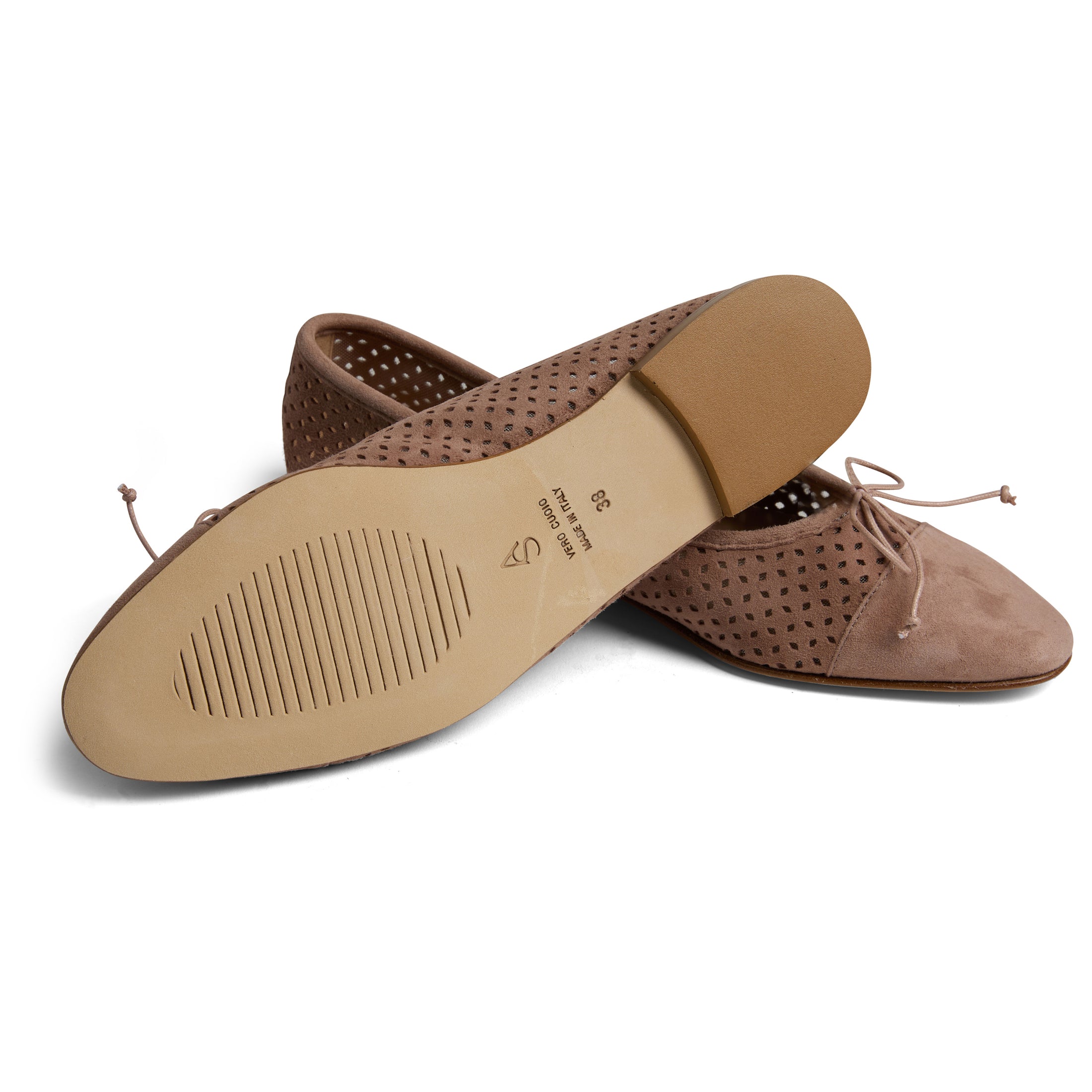 Como - Perforated Rose Wind (Suede)