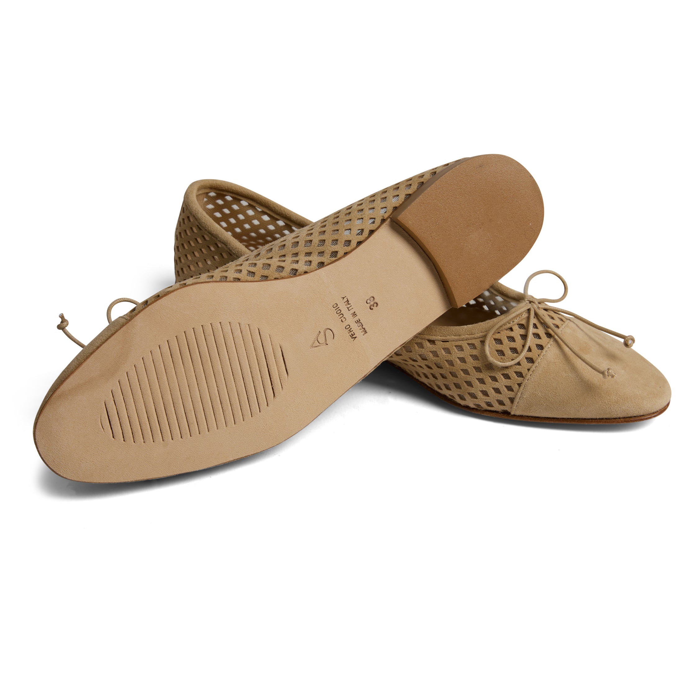 Como - Perforated Sand Suede