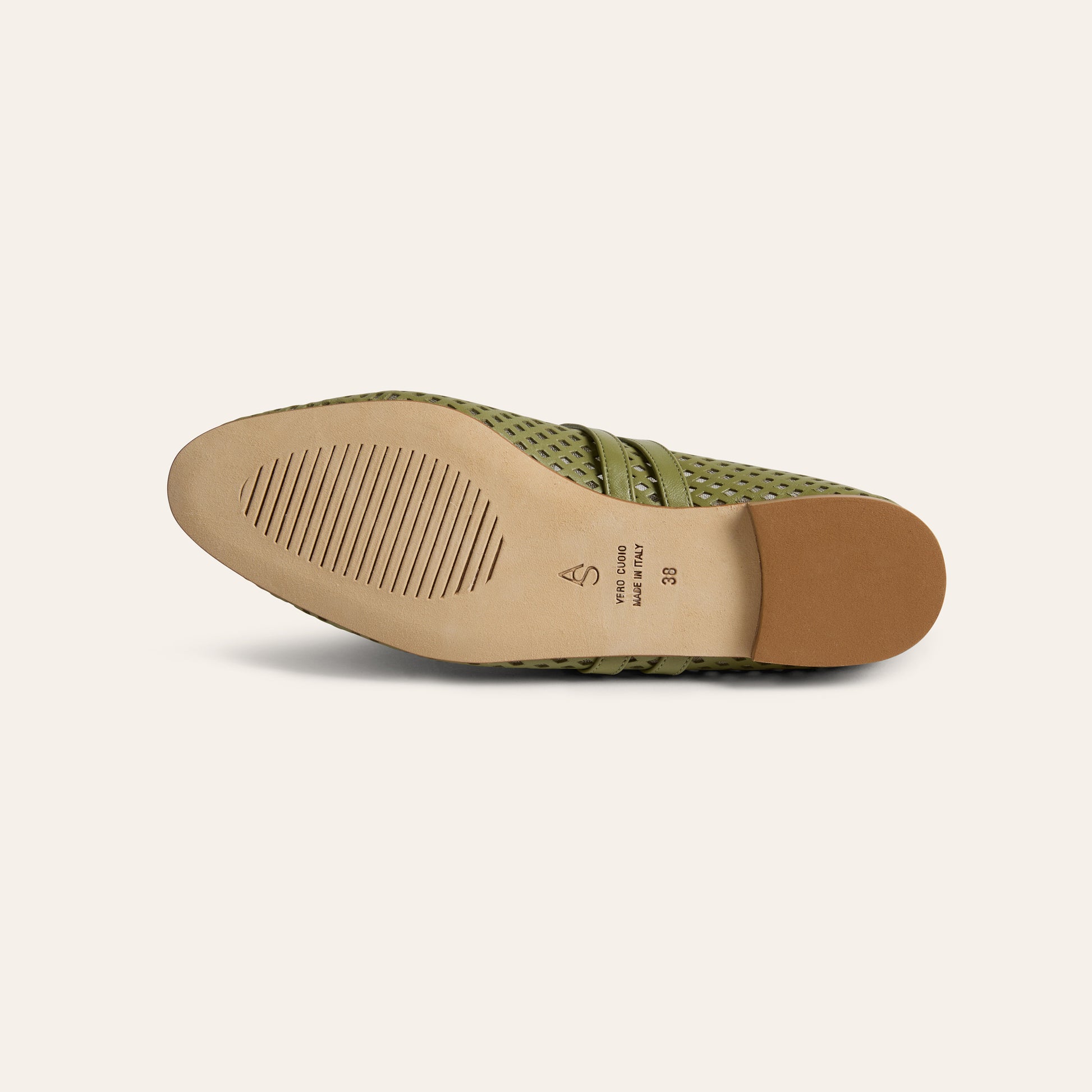 Cori 2 Buckle - Perforated Seafoam