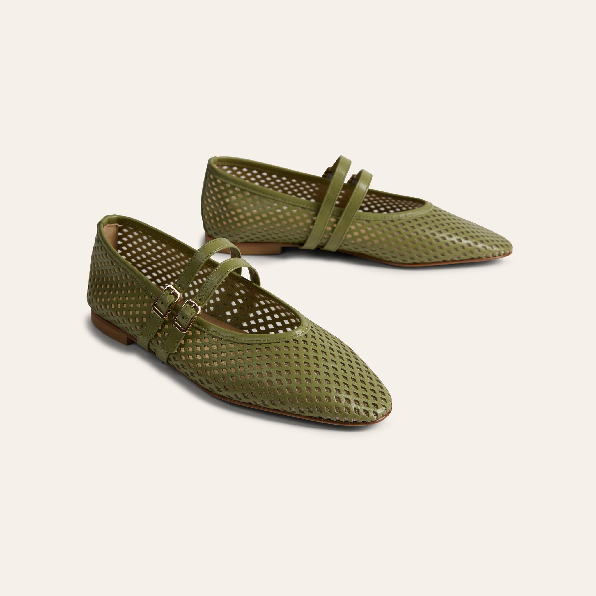 Cori 2 Buckle - Perforated Seafoam