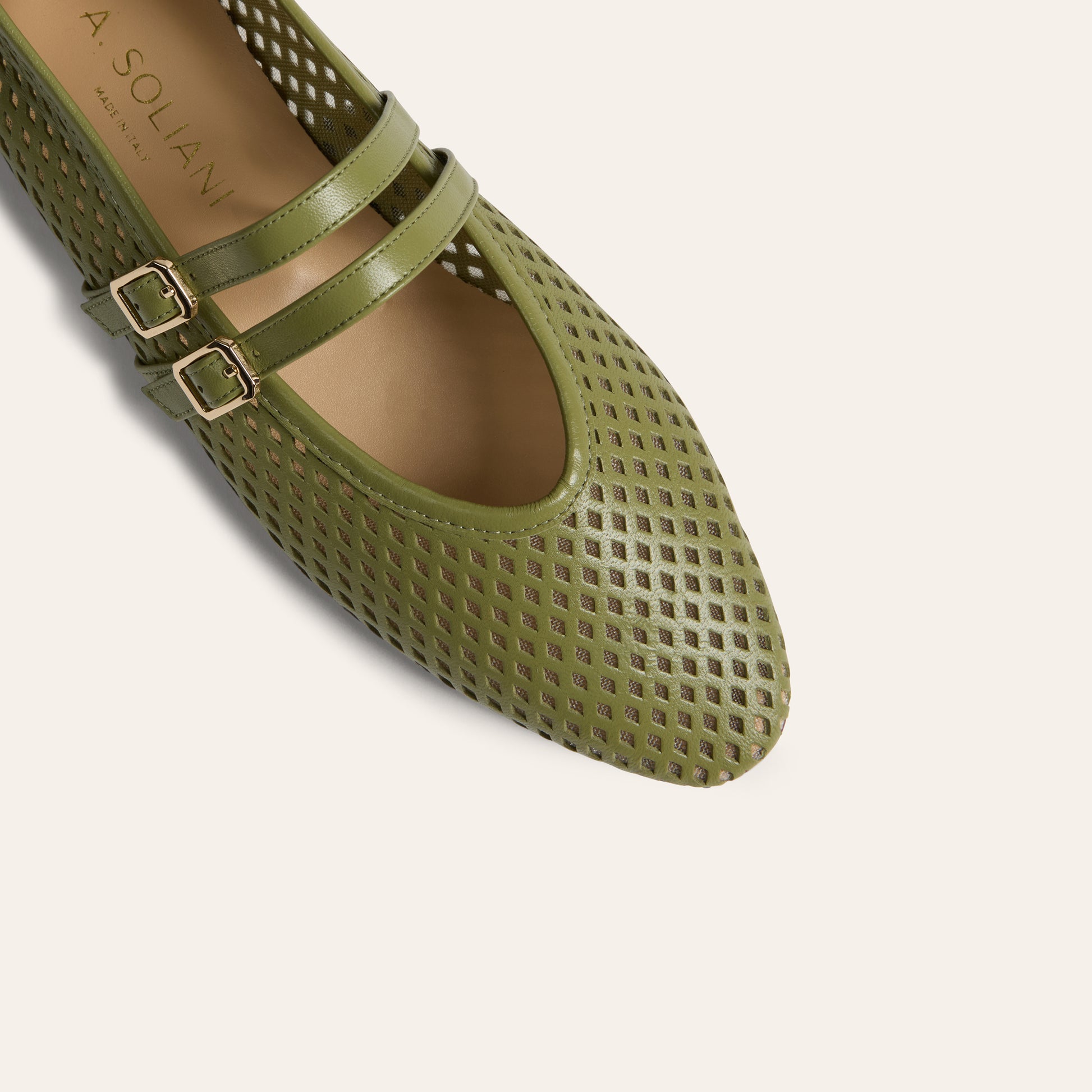 Cori 2 Buckle - Perforated Seafoam