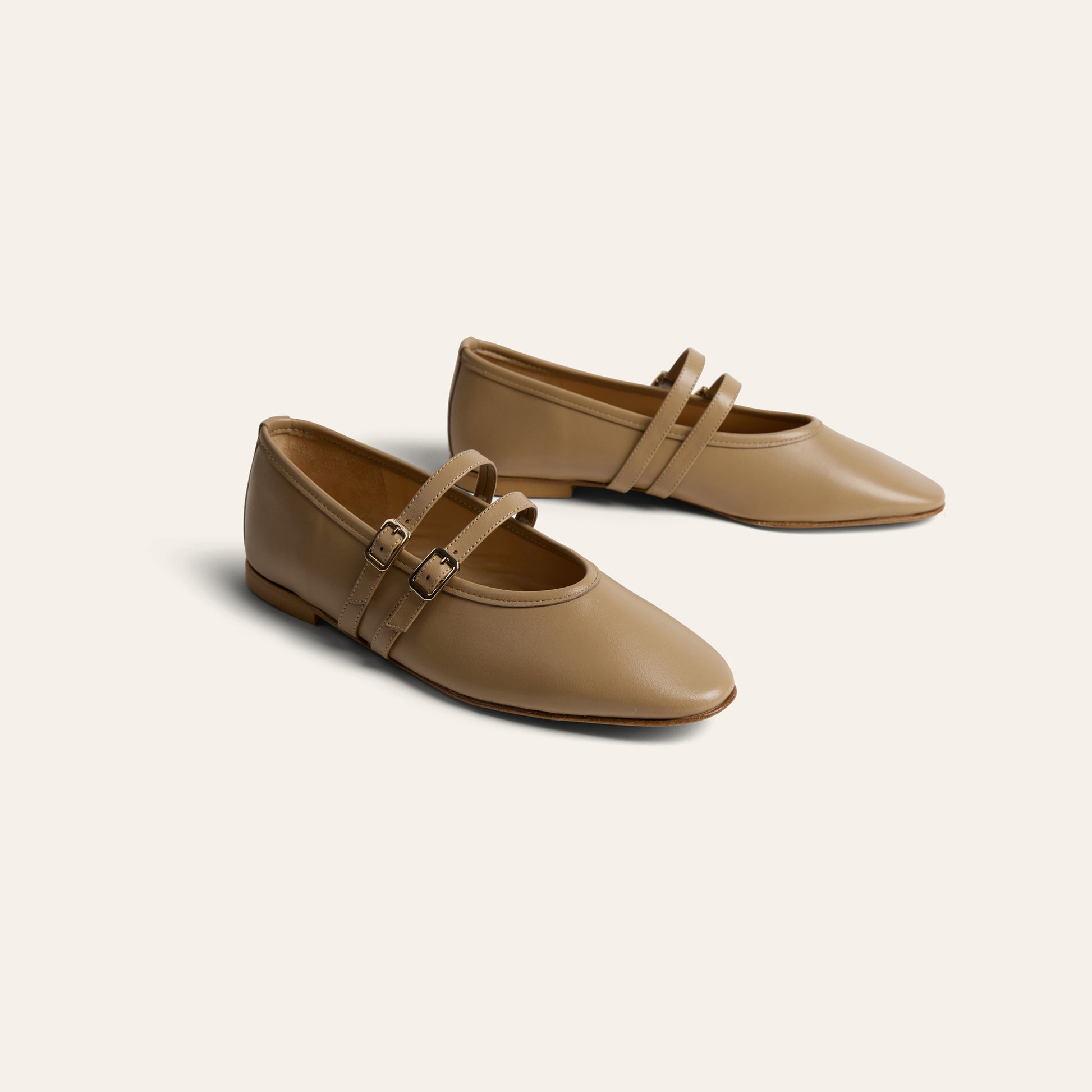 Cori 2 Buckle - Light Taupe