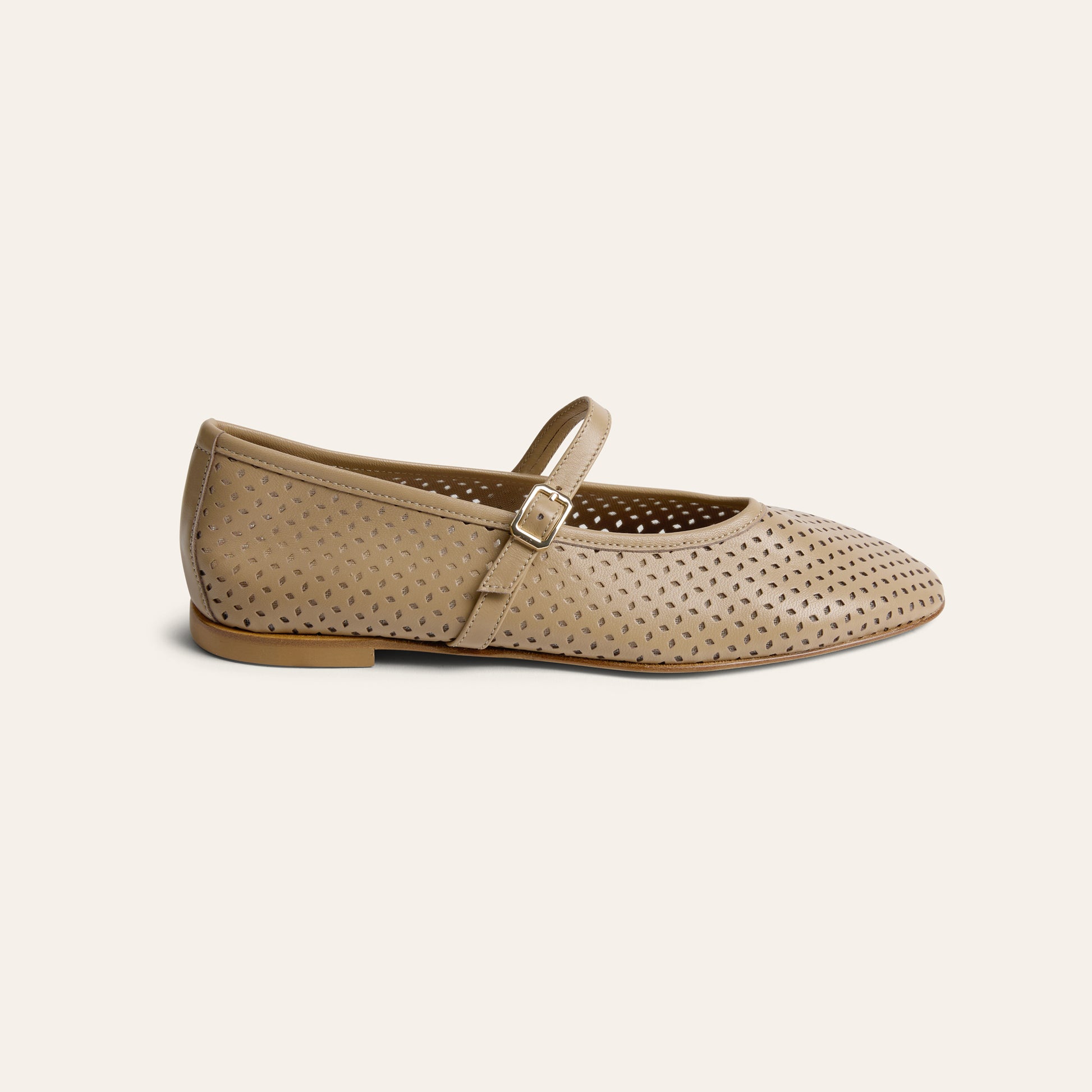 Cori - Perforated Light Taupe