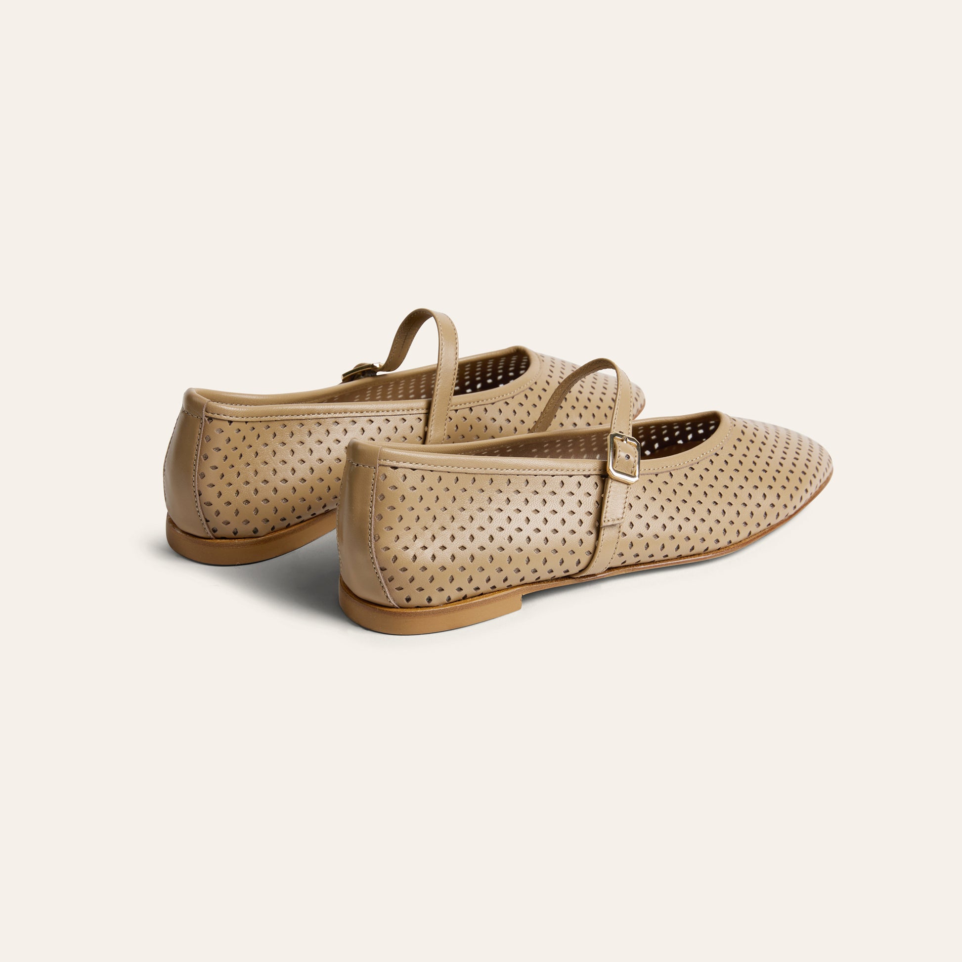 Cori - Perforated Light Taupe