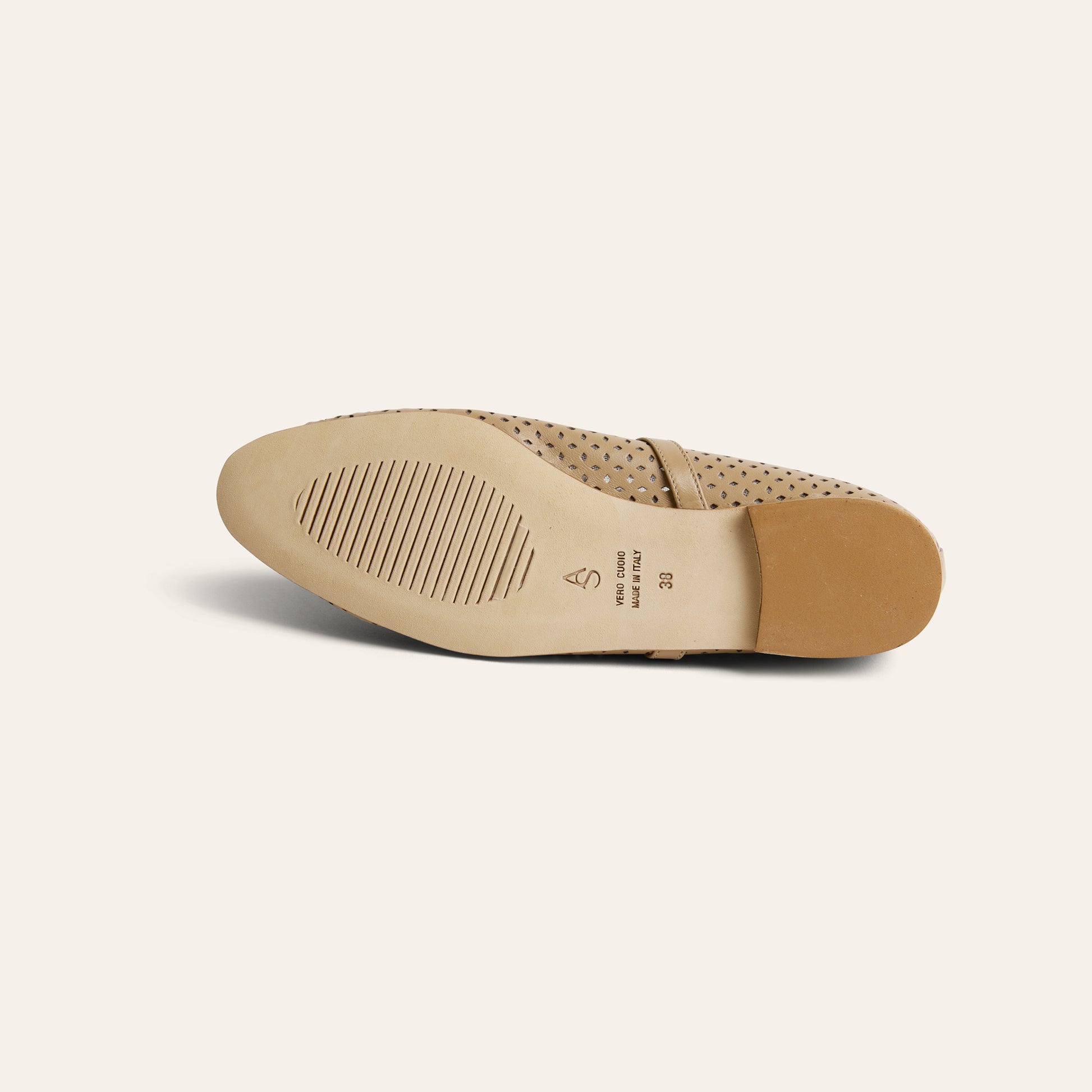 Cori - Perforated Light Taupe
