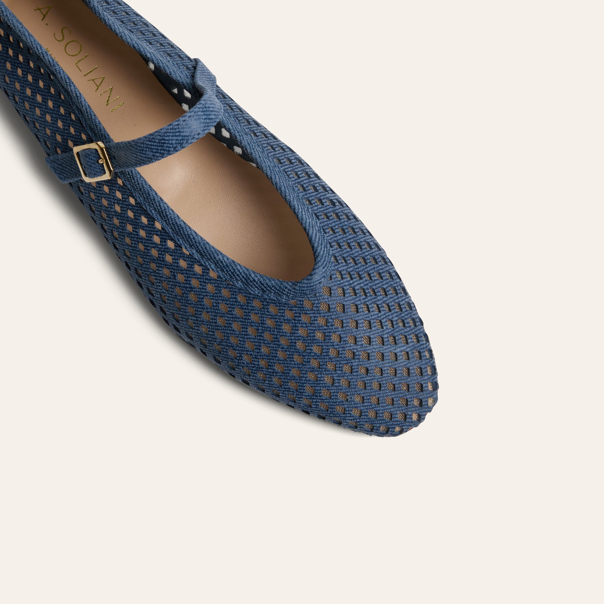 Cori - Perforated Dark Denim