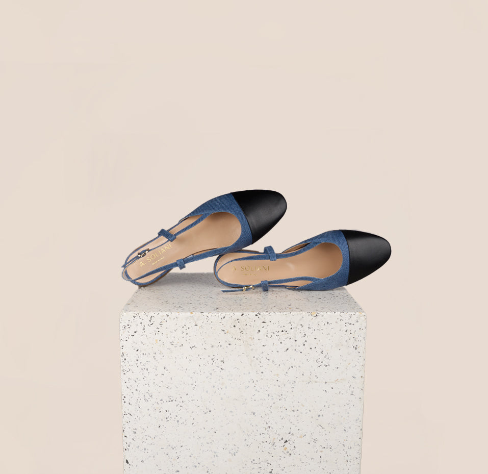 Capri - Denim/Black