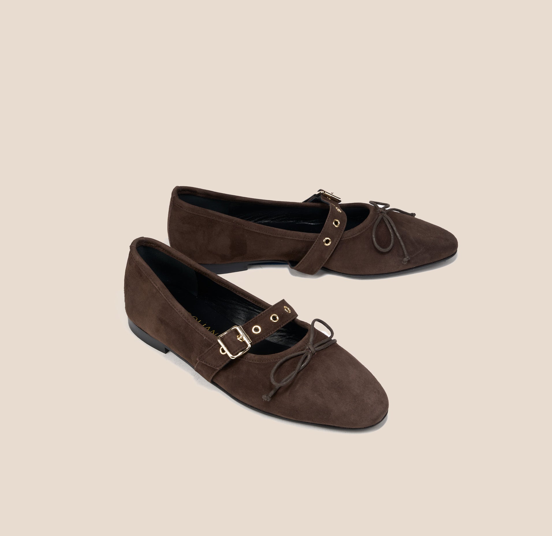 Como Buckle - Chocolate Suede