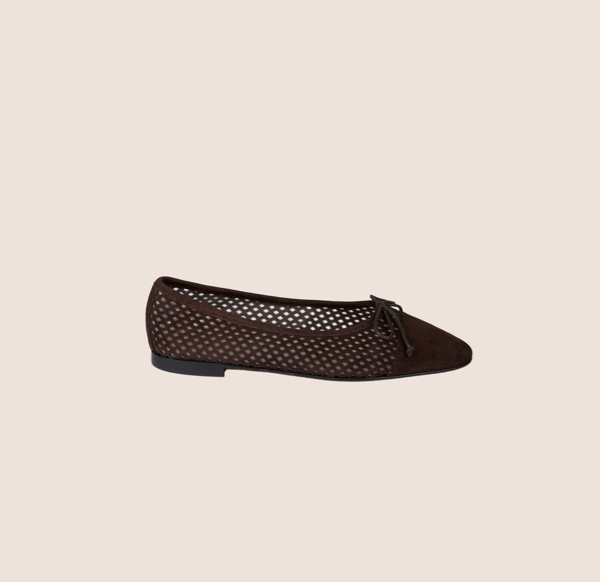 Como - Perforated Chocolate Suede