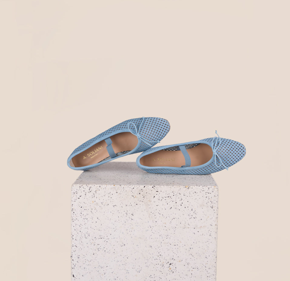 Como Strap - Perforated Sky Blue