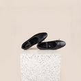 Load image into Gallery viewer, Black leather ballerina flats
