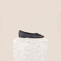 Como - Tweed/Black Leather