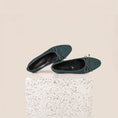Load image into Gallery viewer, Como Ballet Flats in Forest Suede
