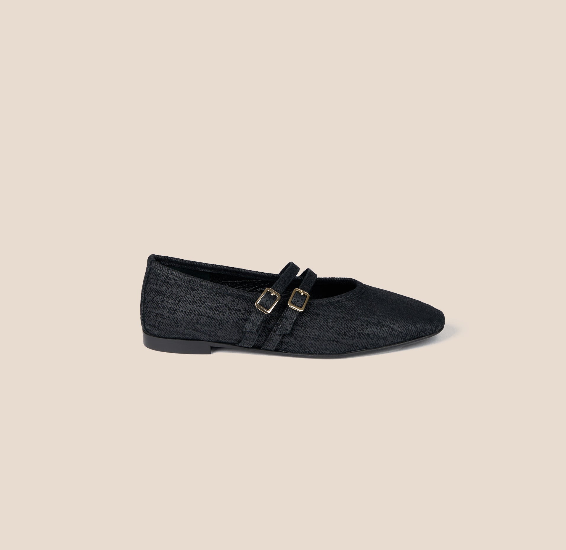 Cori 2 Buckle - Black Twill