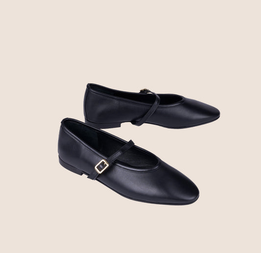 Cori - Black Leather