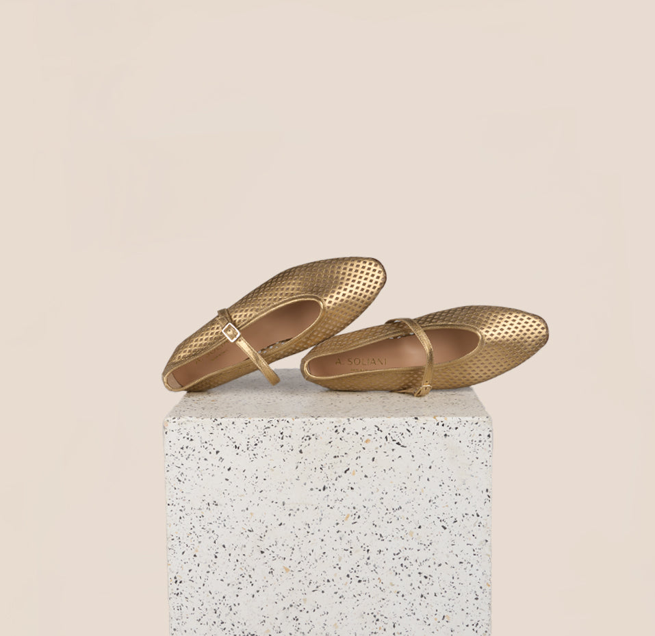 Cori - Perforated Gold Foil