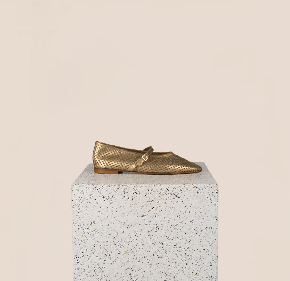 Cori - Perforated Gold Foil