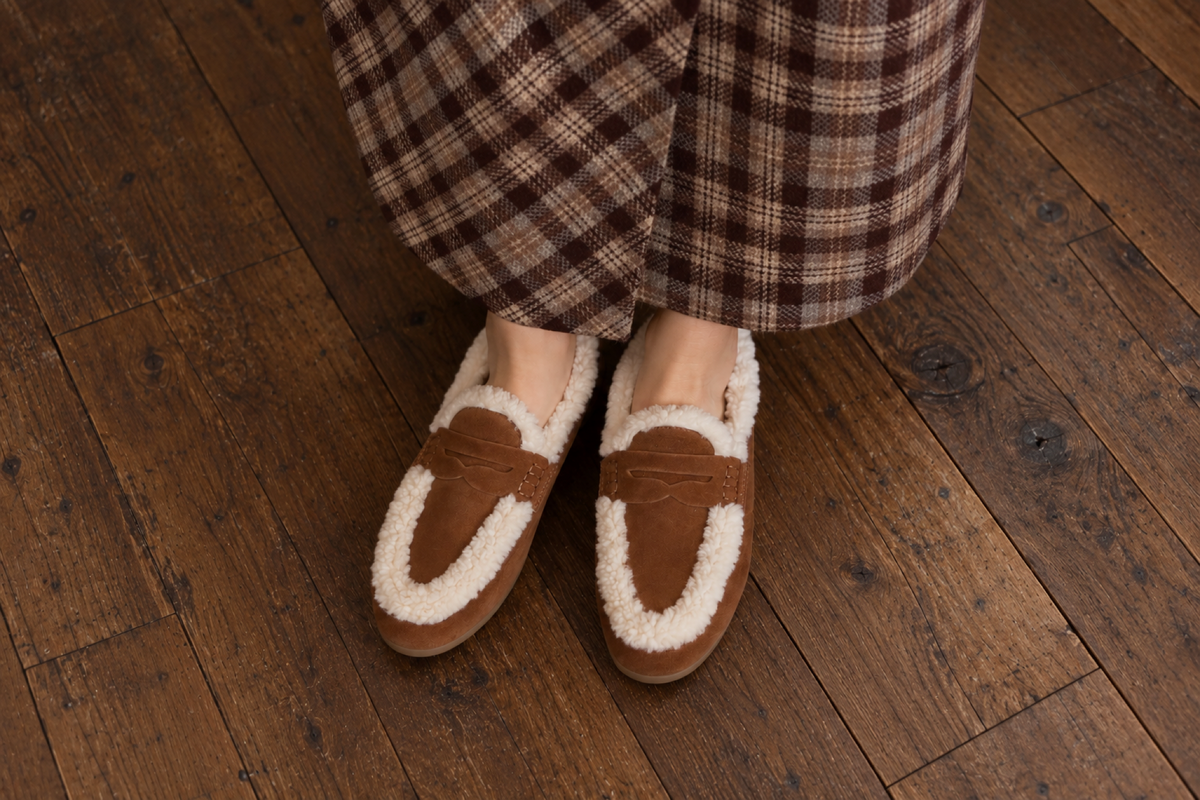 Lodi - Amaretto Suede/Shearling