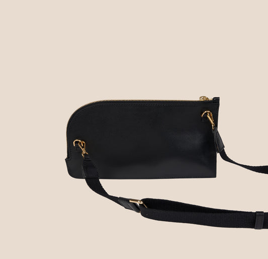 Crossover Bag - Black Leather