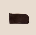 Load image into Gallery viewer, Crossover Bag - Chocolate Suede