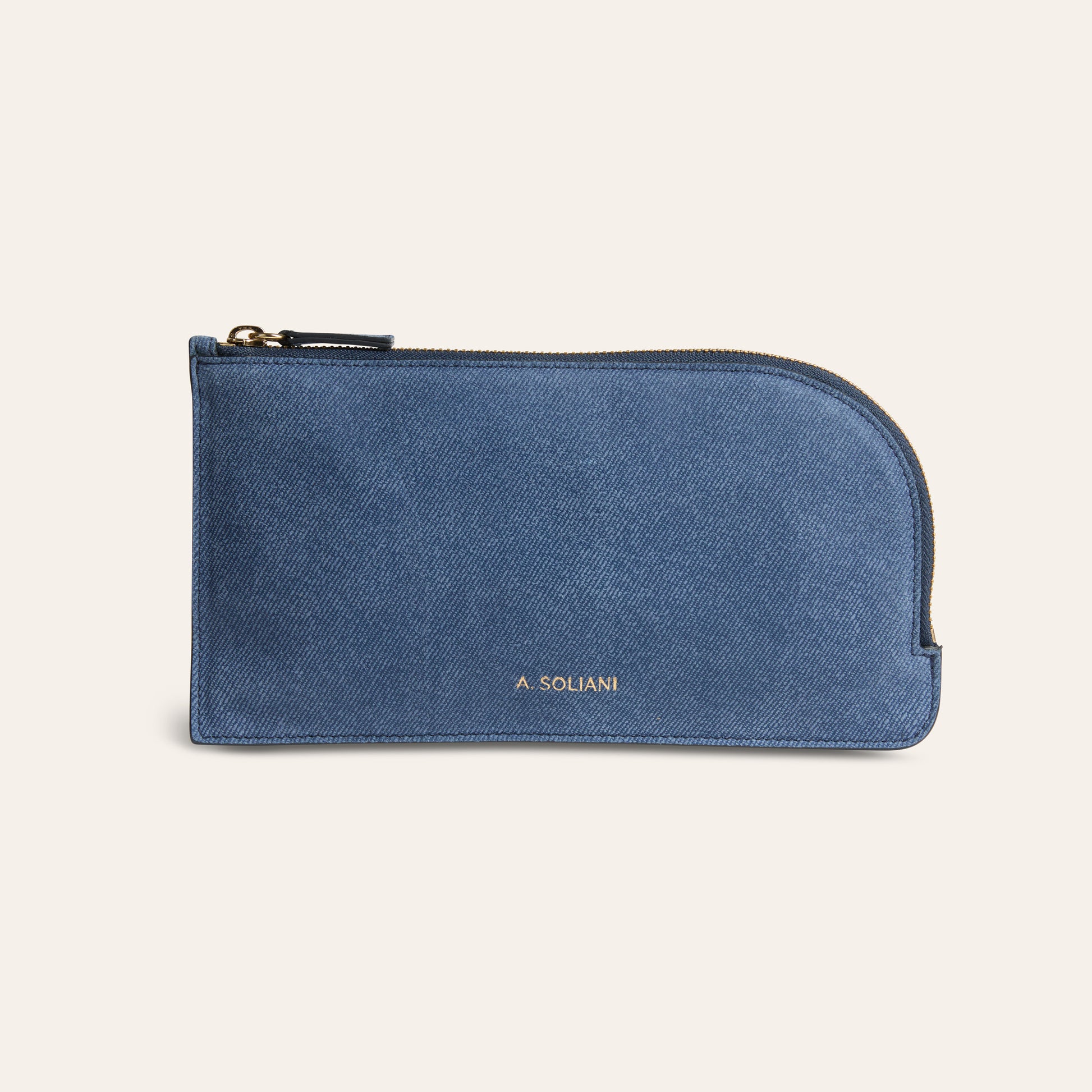 Crossover Bag - Denim Suede