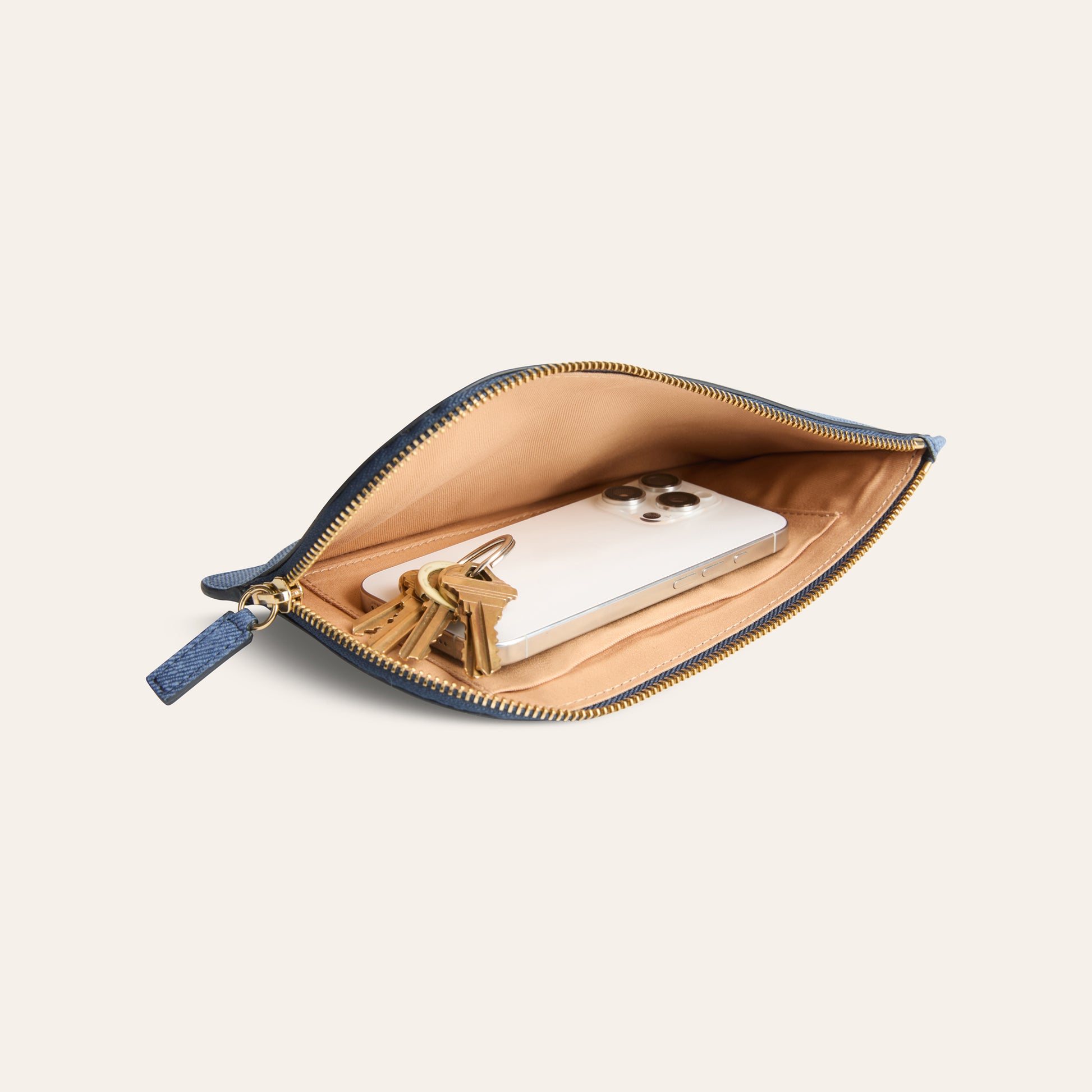 Crossover Bag - Denim Suede