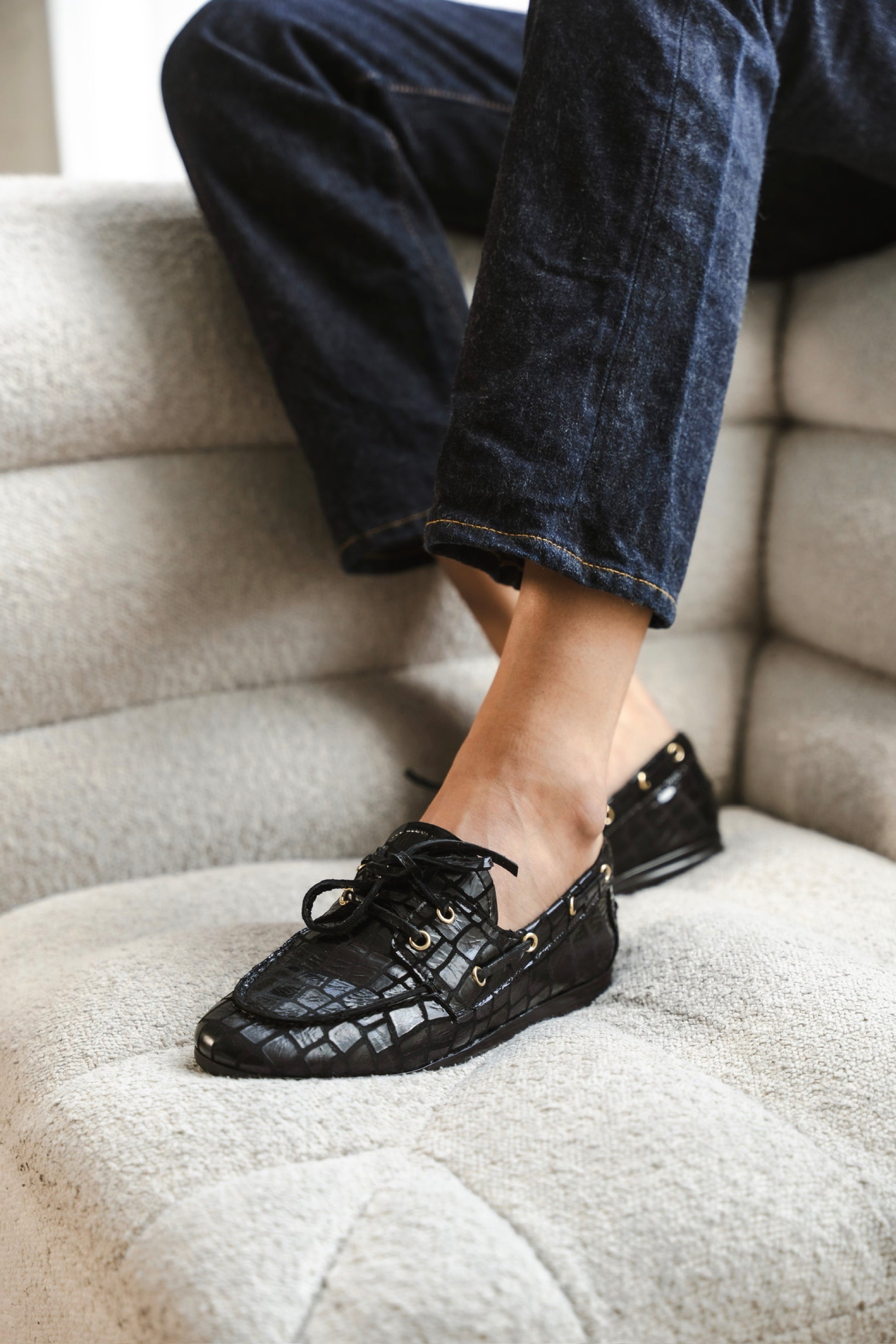 Barca - Black Croc